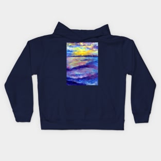 Edisto, South Carolina Ocean Sunrise Kids Hoodie